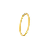 14K Gold 5-Round Diamond Band