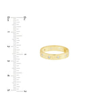 14K Gold Flush Set Diamond Band