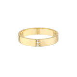14K Gold Trio Diamond Band