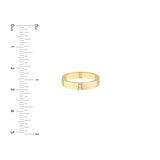 14K Gold Trio Diamond Band