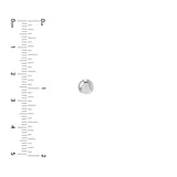 14K Gold Round Pebble Stud Earrings