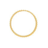 14K Gold Thick Ribbed Band