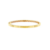 14K Gold Fluted Bangle