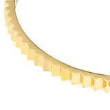 14K Gold Fluted Bangle