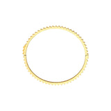 14K Gold Fluted Bangle