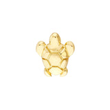 14K Gold Sea Turtle Stud Earrings
