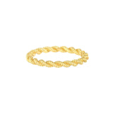 14K Gold Cable Ring