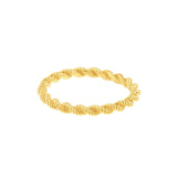 14K Gold Cable Ring