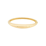 14K Gold Domed Bangle