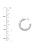 14K Gold 6MM Polished Hoop Earrings