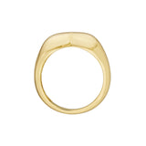 14K Gold Polished Puff Heart Ring