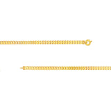 14K Gold Crescent Link Bracelet