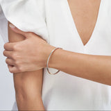 14K Tri Color Gold Bangle