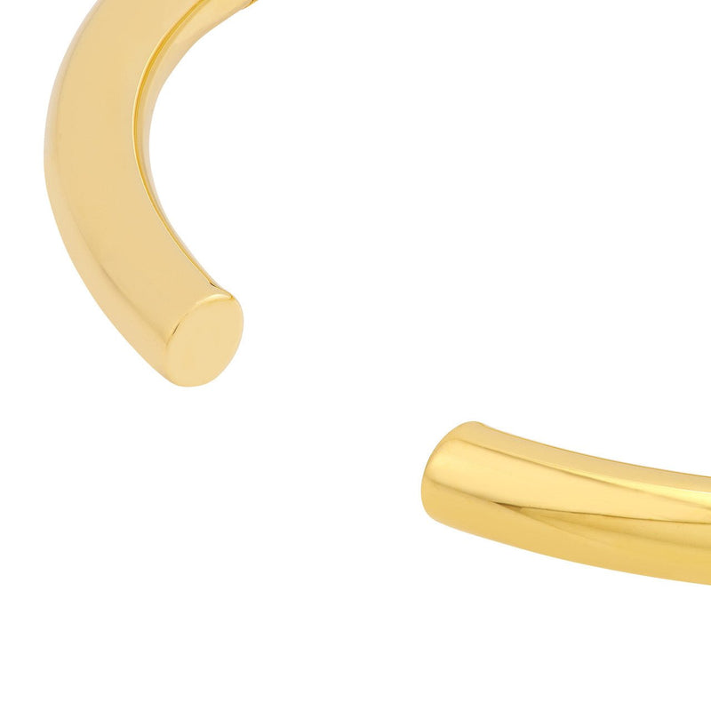 14K Gold Open Polished 5MM Bangle