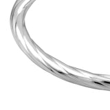 Sterling Silver Twisted Bangle