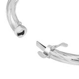 Sterling Silver Twisted Bangle