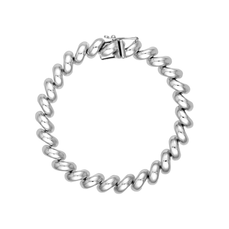 Sterling Silver Coiled San Marco Bracelet