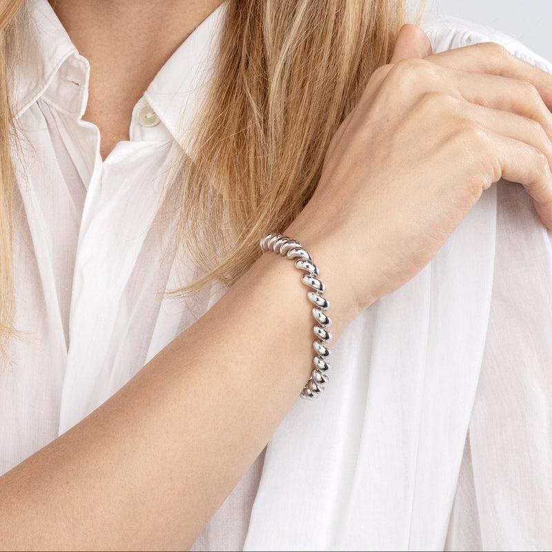 Sterling Silver Coiled San Marco Bracelet