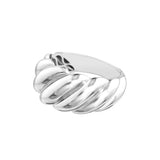 Sterling Silver Braided Dome Ring