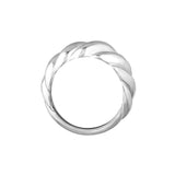Sterling Silver Braided Dome Ring