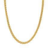 14K Gold Small Twisted Cable Chain Necklace