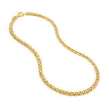 14K Gold Small Twisted Cable Chain Necklace