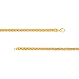 14K Gold Small Twisted Cable Chain Necklace