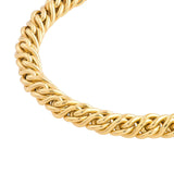 14K Gold Small Twisted Cable Chain Bracelet