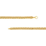 14K Gold Twisted Cable Chain Necklace