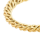 14K Gold Twisted Cable Chain Bracelet
