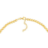 14K Gold Graduated Bead Necklace