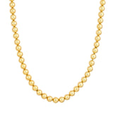 14K Gold 8MM Bead Chain Necklace
