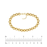 14K Gold 8MM Bead Bracelet