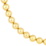 14K Gold 8MM Bead Chain Necklace