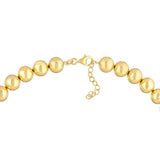14K Gold 8MM Bead Chain Necklace