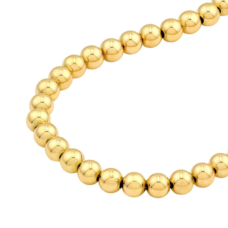 14K Gold 4MM Bead Bracelet