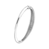 Sterling Silver Graduated Bangle