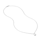 Sterling Silver Tear Drop Pendant Necklace