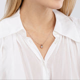 Sterling Silver Tear Drop Pendant Necklace
