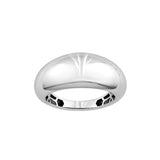 Sterling Silver Thick Polished Dome Ring