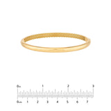 14K Gold Classic Dome Bangle