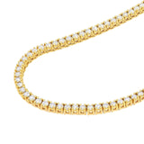 14K Gold 2.00 Carat Graduated Diamond Tennis Necklace