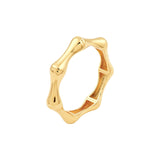 14K Gold Bamboo Band