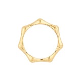 14K Gold Bamboo Band