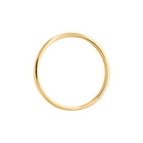 14K Gold Textured Pinched Band