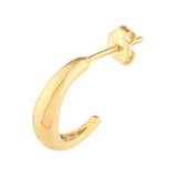 14K Gold Open Hoop Earrings