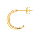 14K Gold Open Hoop Earrings