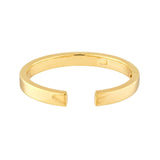 14K Gold Open Squared Bangle
