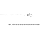 14K Gold 9 Stone Graduated Diamond Bezel Necklace