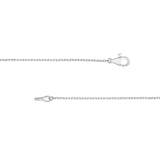 14K Gold 5 Stone Graduated Diamond Bezel Necklace